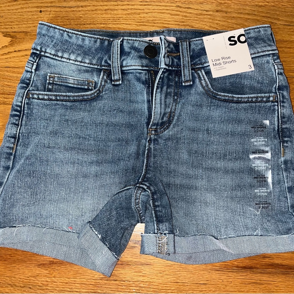 SO Women's Light Blue Jean Shorts